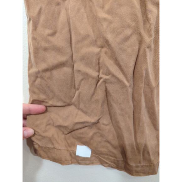 RTR Reformation Sz 6 Brown Mason Pleated Wide Leg High Waist Trouser Pants - Picture 6 of 8